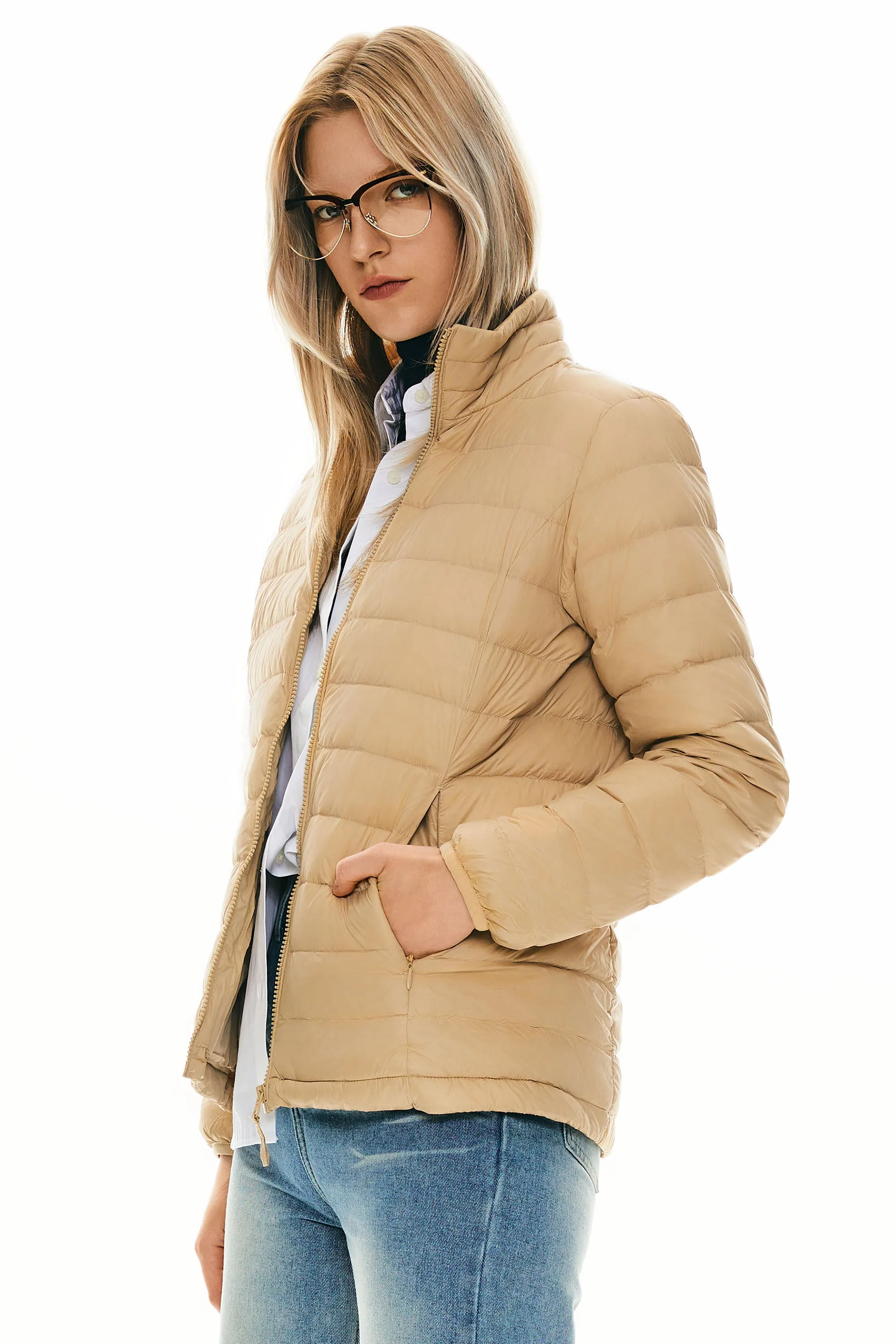 Lightweight Quilted Packable Down Jacket