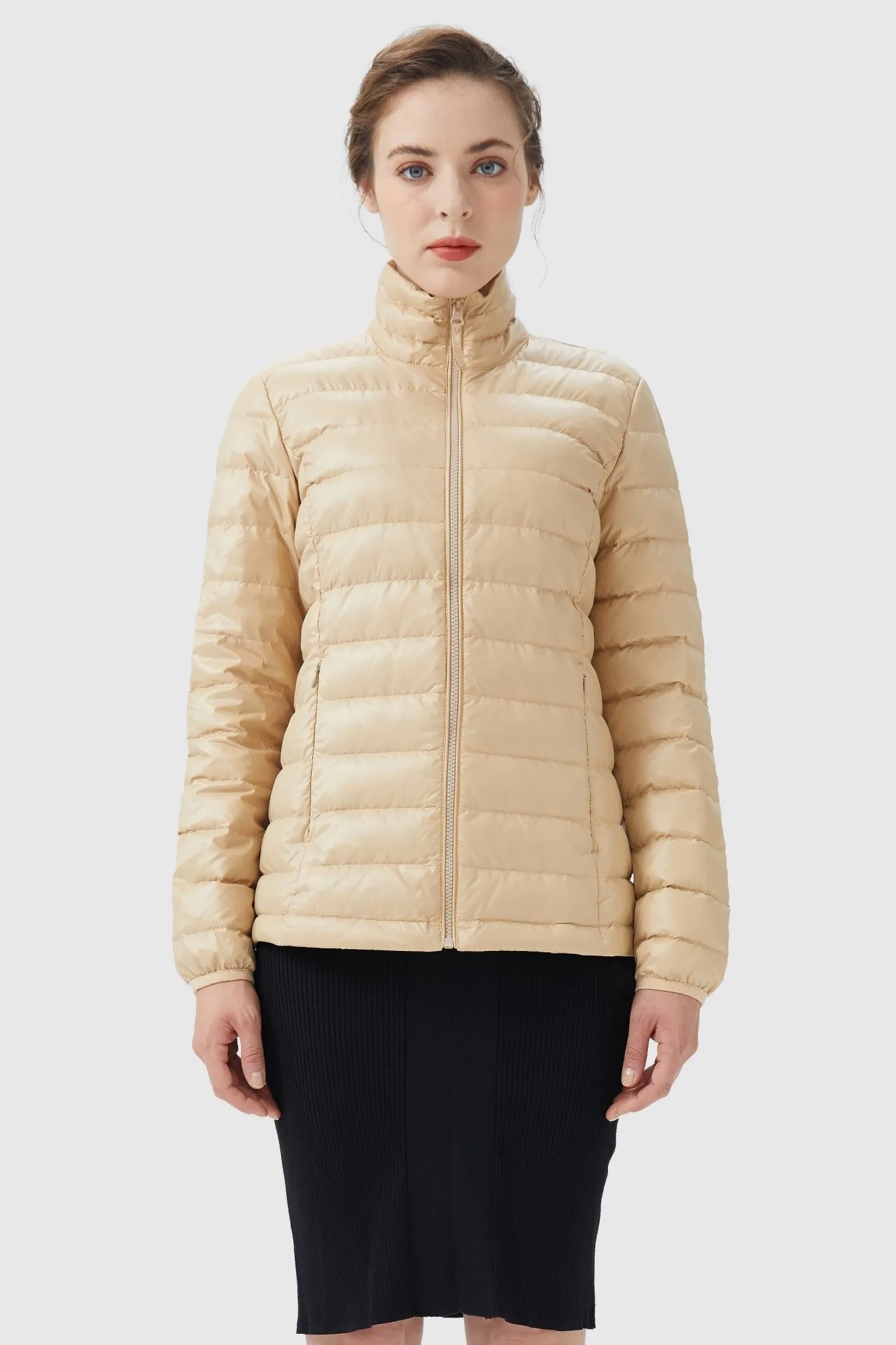 Lightweight Quilted Packable Down Jacket