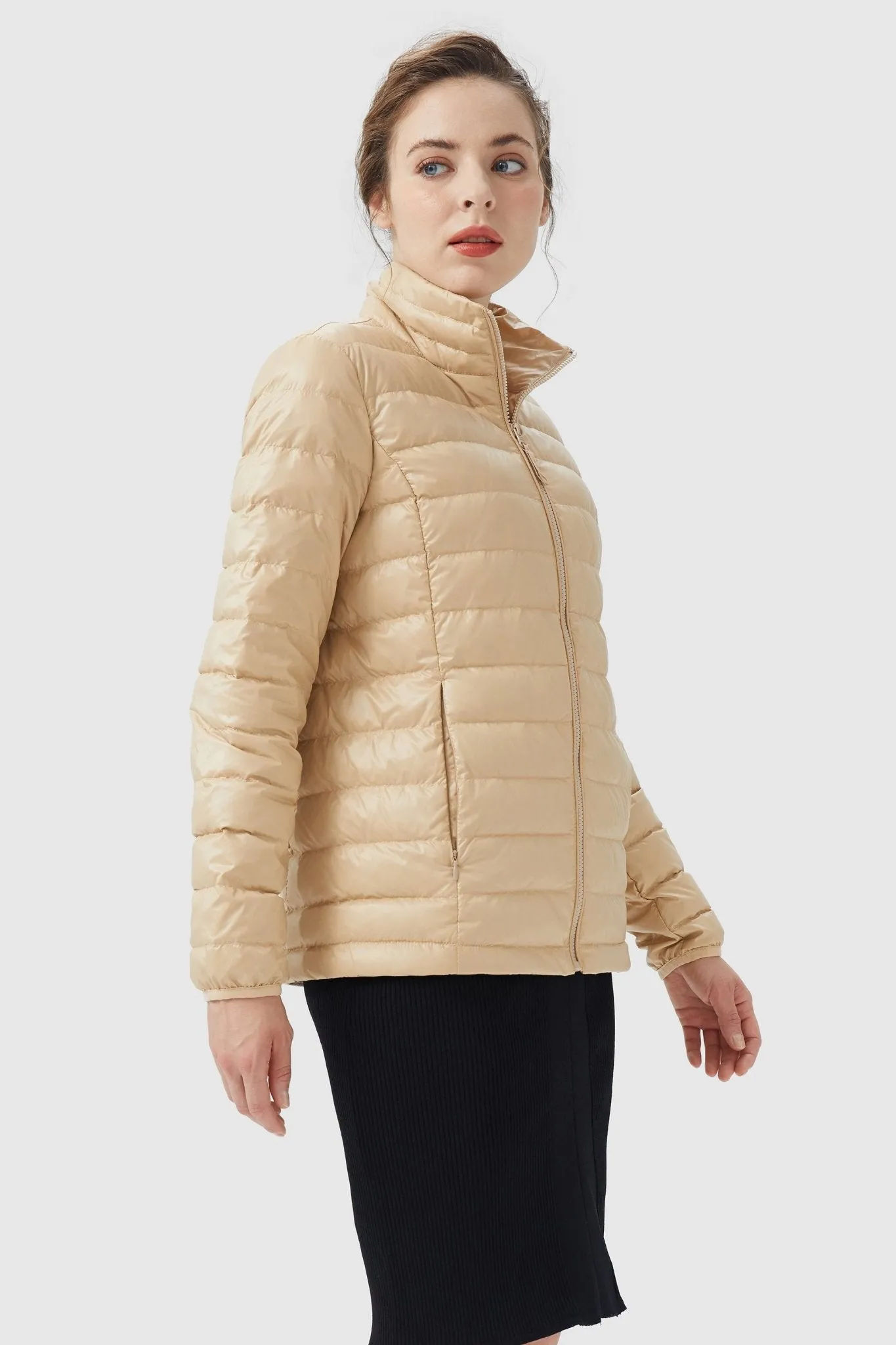 Lightweight Quilted Packable Down Jacket