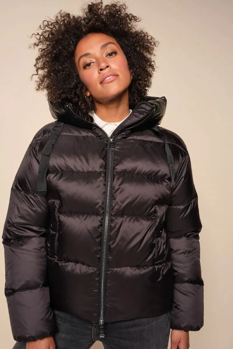 Lilou Puffer Down Jacket | Black | Jakke fra Mos Mosh