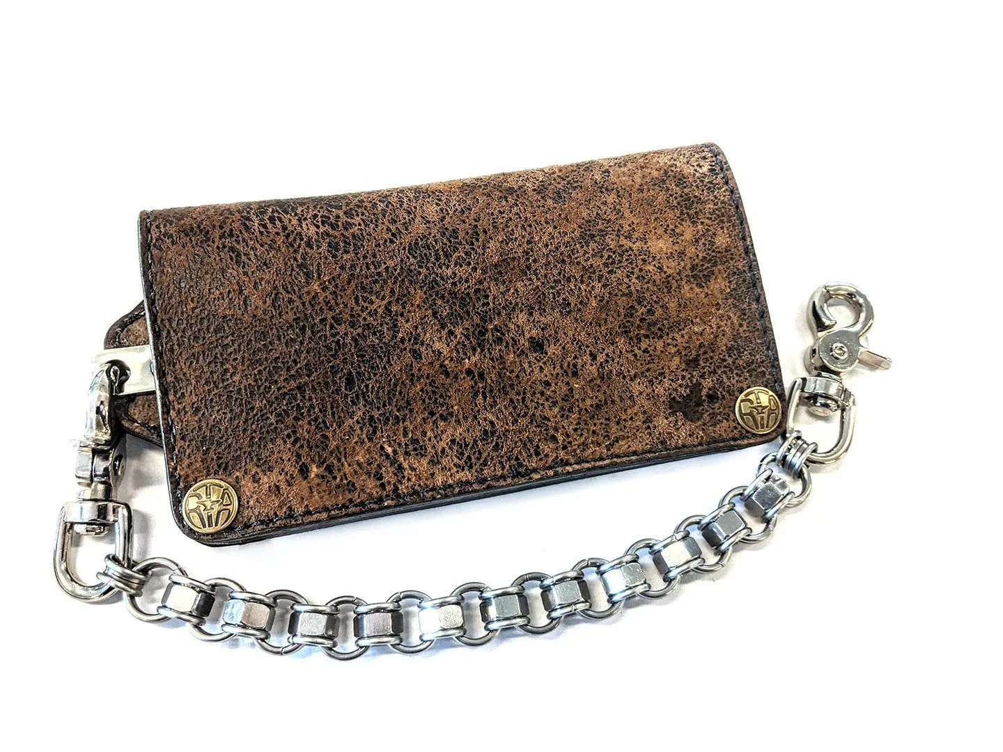 Long Biker Leather Chain Wallet (G4) - Fallout