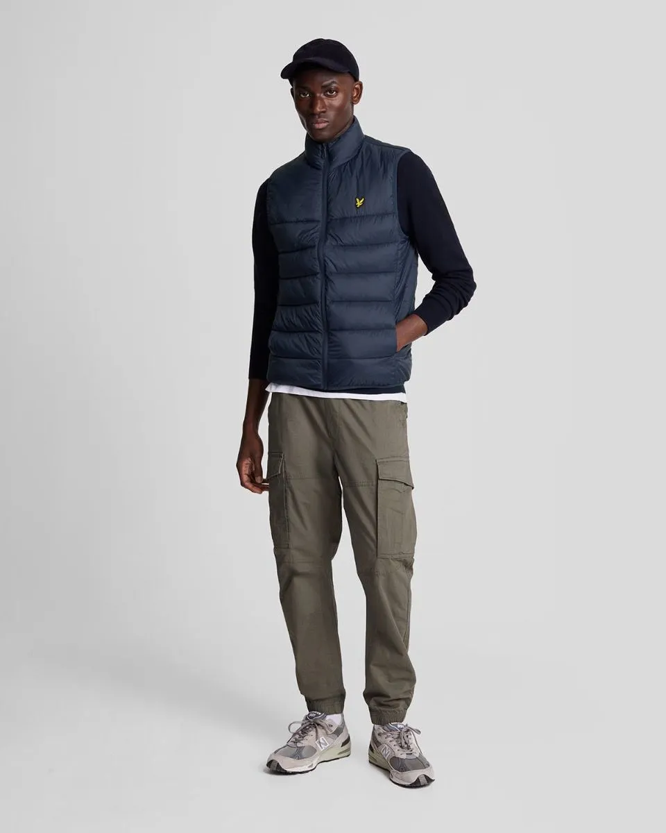 Lyle & Scott Wadded Quilted Gilet Dark Navy