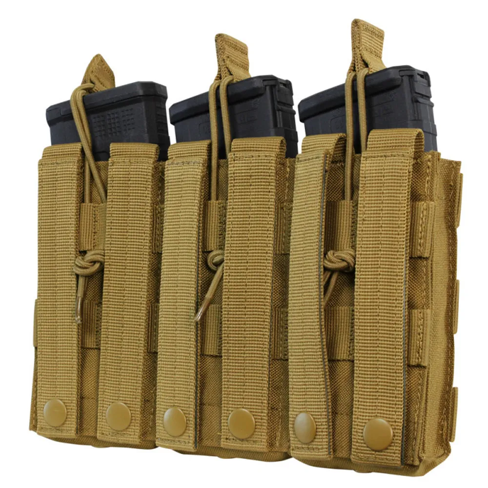 MA27 TRIPLE M4/M16 OPEN-TOP MAG POUCH MARCA CONDOR