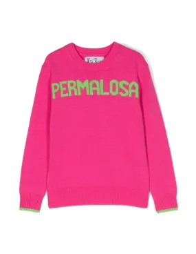 Maglia MC2 Saint Barth bimba Princess Permalosa fucsia