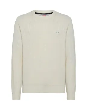 Maglione Sun68 uomo K42142 bianco AI22