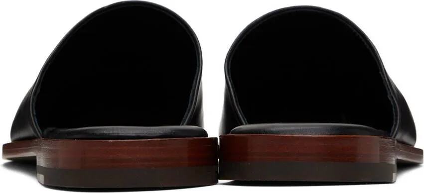 Manolo Blahnik Black Capuleti Mules