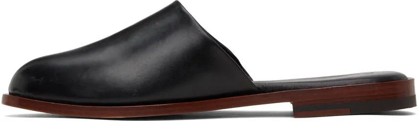 Manolo Blahnik Black Capuleti Mules