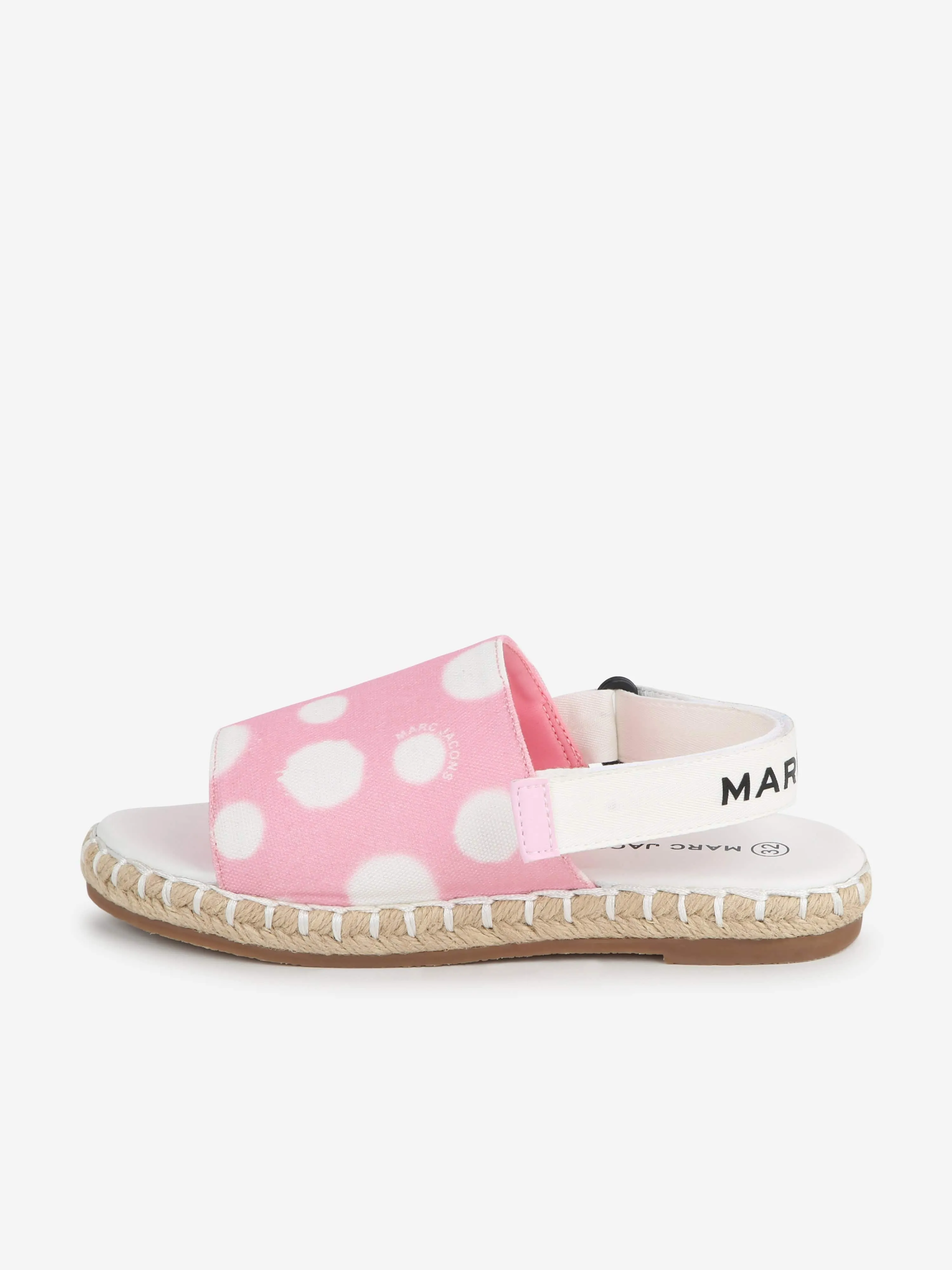 MARC JACOBS Girls Open Toe Espadrilles in Pink