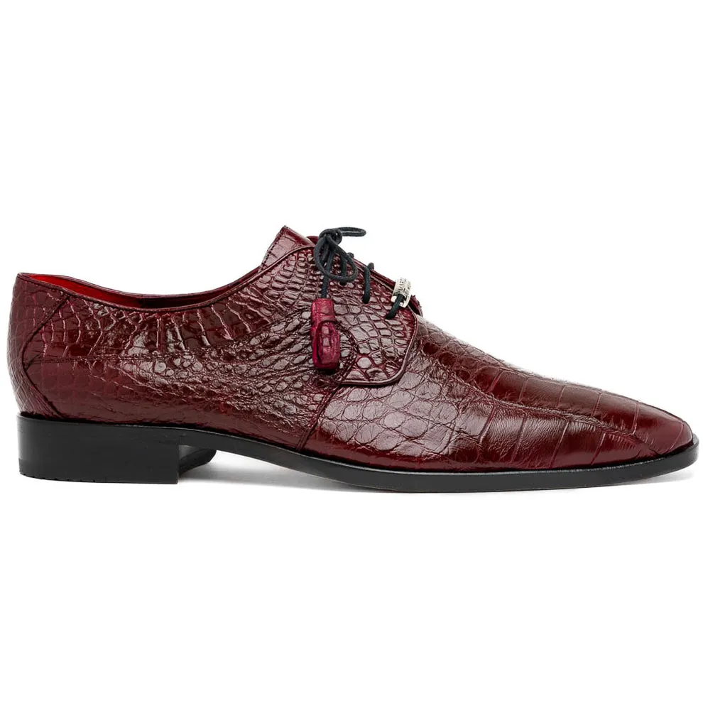 Marco Di Milano Fitipaldi Men's Shoes Exotic Alligator Derby Oxfords (MDM1191)