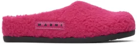 Marni Kids Pink Fussbett Sabot Mules