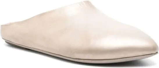 Marsèll metallic leather mules Neutrals