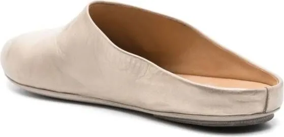 Marsèll metallic leather mules Neutrals