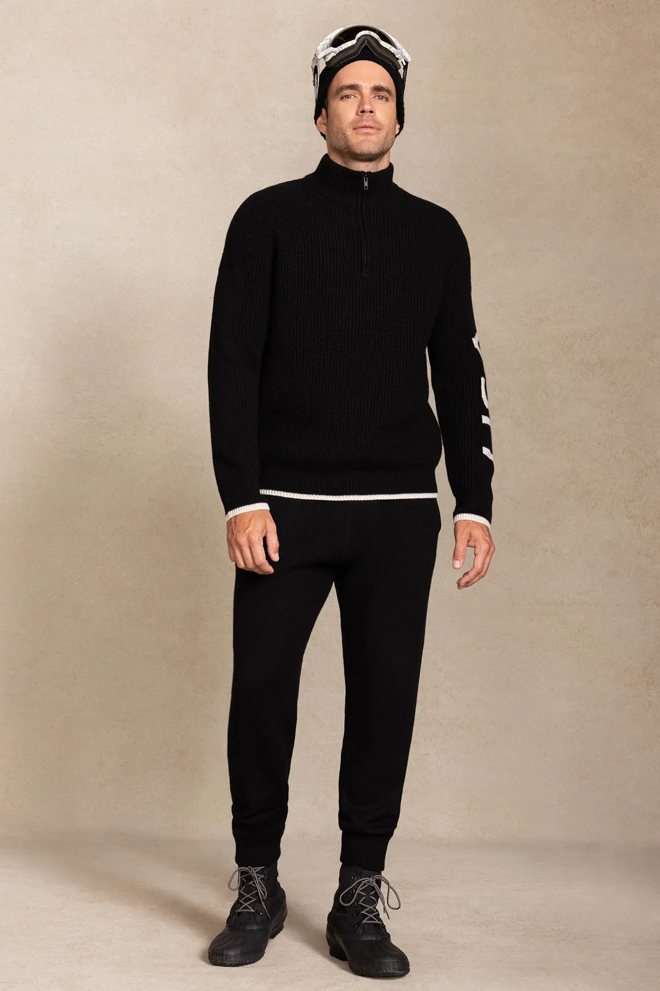 MAX CASHMERE QUARTER-ZIP