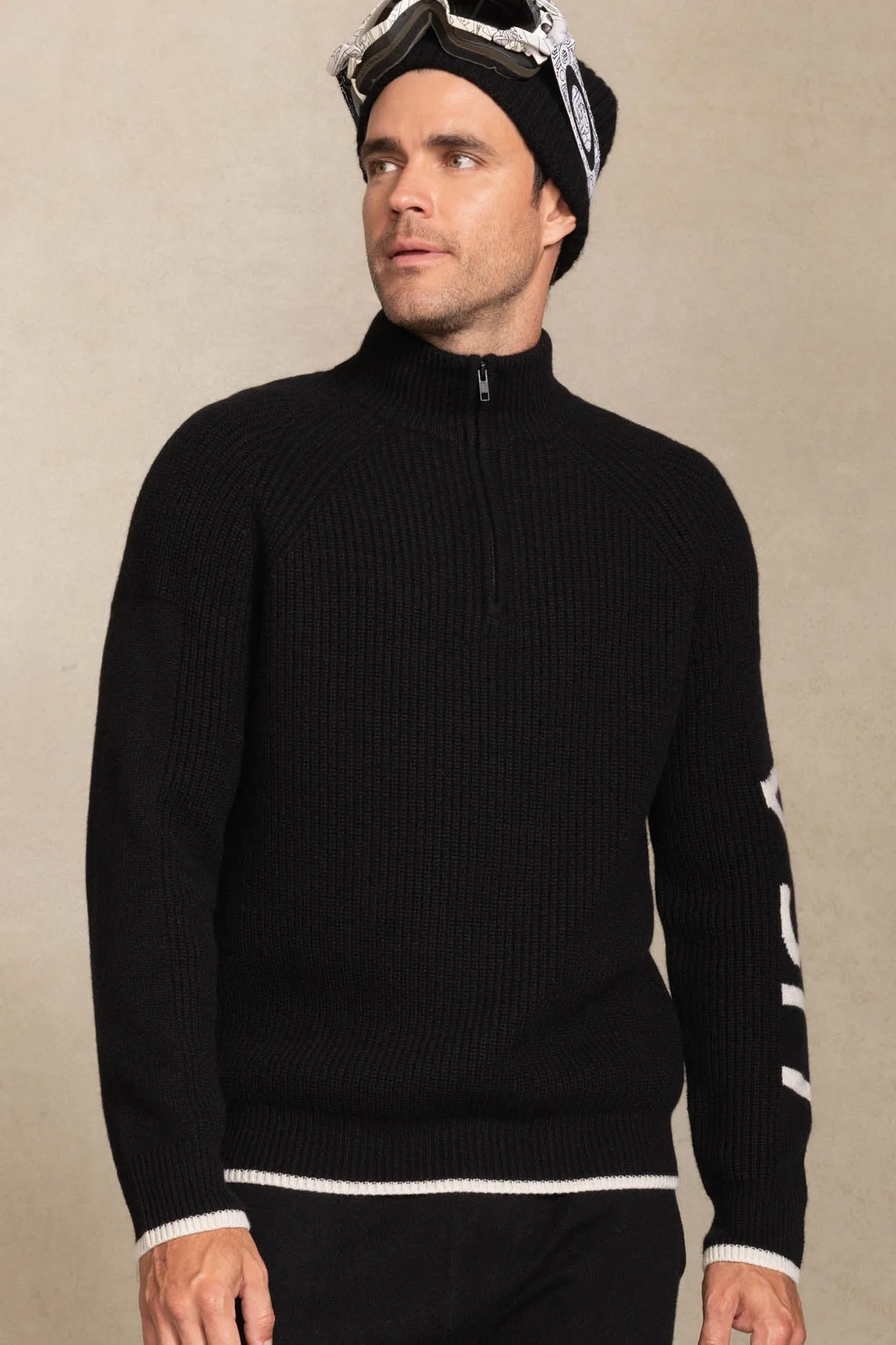 MAX CASHMERE QUARTER-ZIP