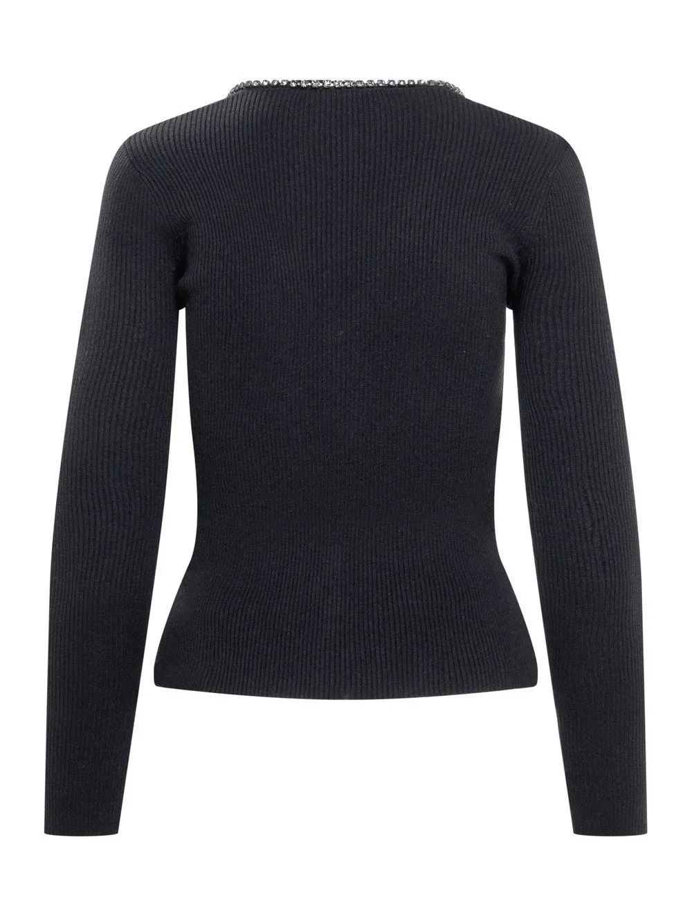 Max Mara Studio  |Wool Silk Rib Blended Fabrics Long Sleeves Elegant Style