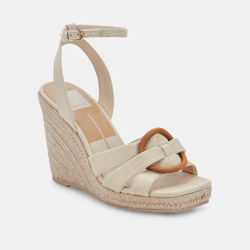 MAZE WEDGES WHEAT RAFFIA– Dolce Vita 6881090994242