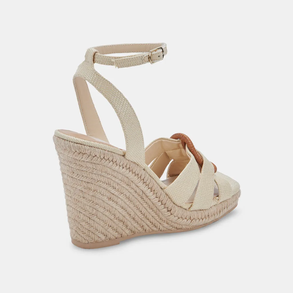 MAZE WEDGES WHEAT RAFFIA– Dolce Vita 6881090994242