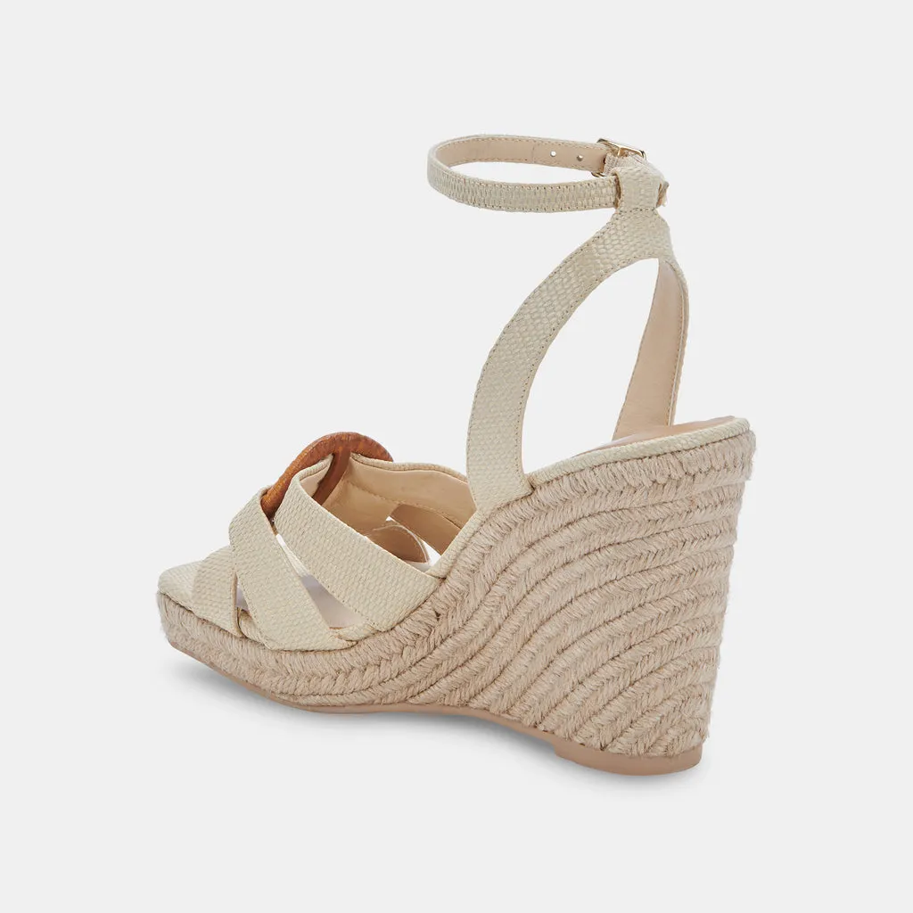 MAZE WEDGES WHEAT RAFFIA– Dolce Vita 6881090994242