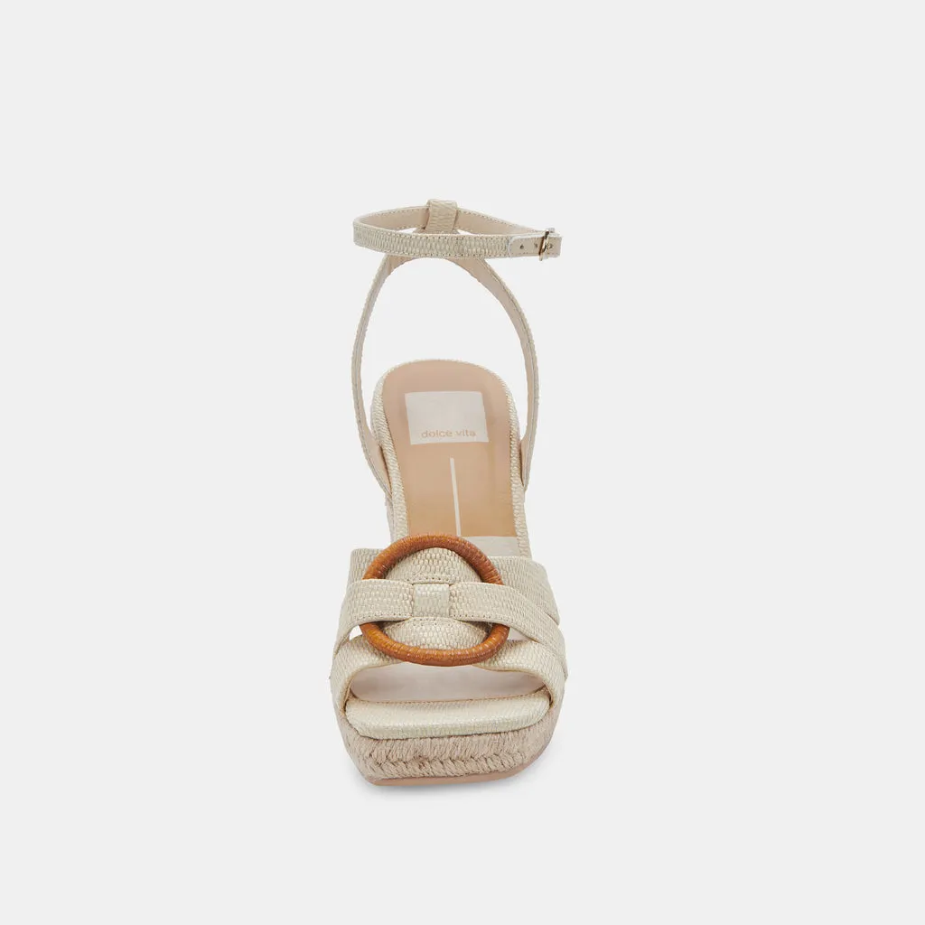 MAZE WEDGES WHEAT RAFFIA– Dolce Vita 6881090994242