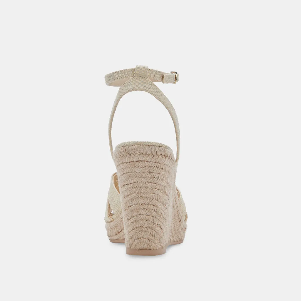 MAZE WEDGES WHEAT RAFFIA– Dolce Vita 6881090994242