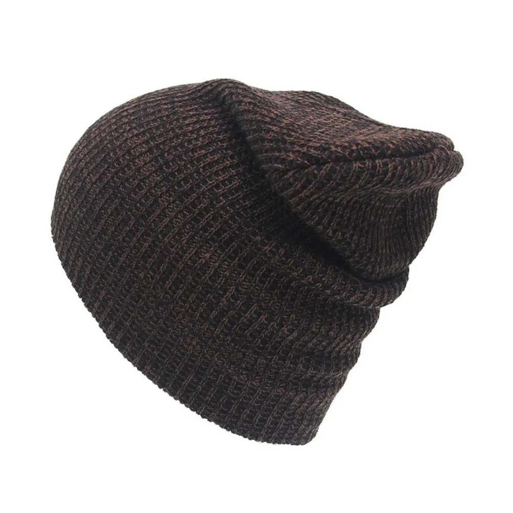 Men Women Knit Baggy Beanie Oversize Hat Ski Slouchy Chic Cap Fad SM6