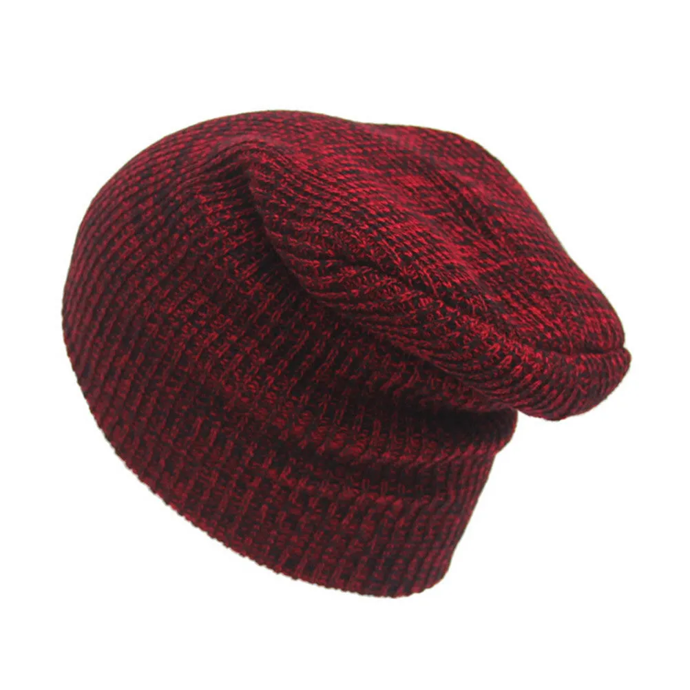 Men Women Knit Baggy Beanie Oversize Hat Ski Slouchy Chic Cap Fad SM6