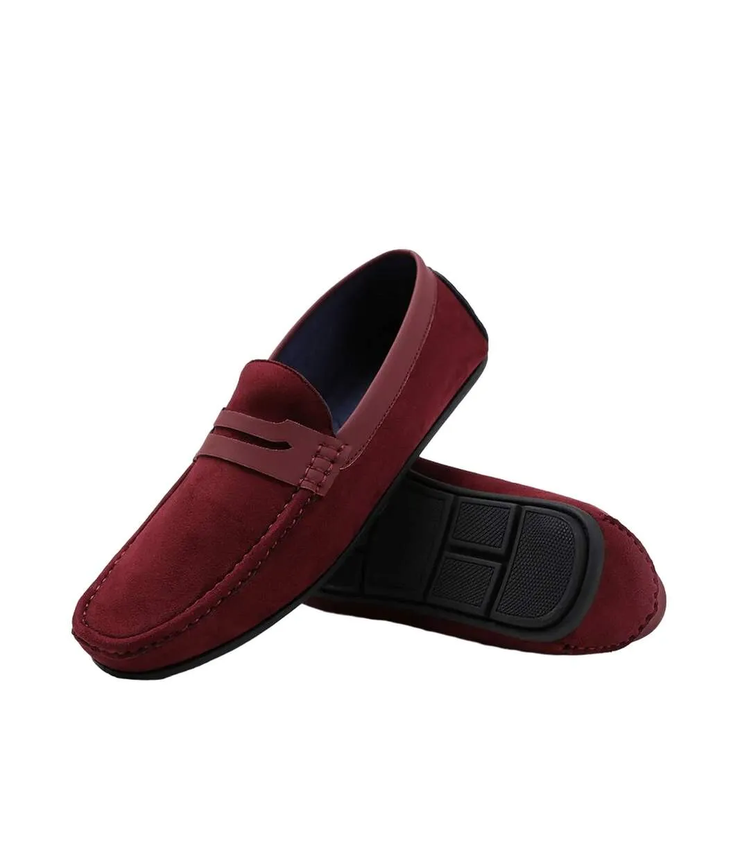 Mens alfie suede espadrilles bordeaux Where´s That From