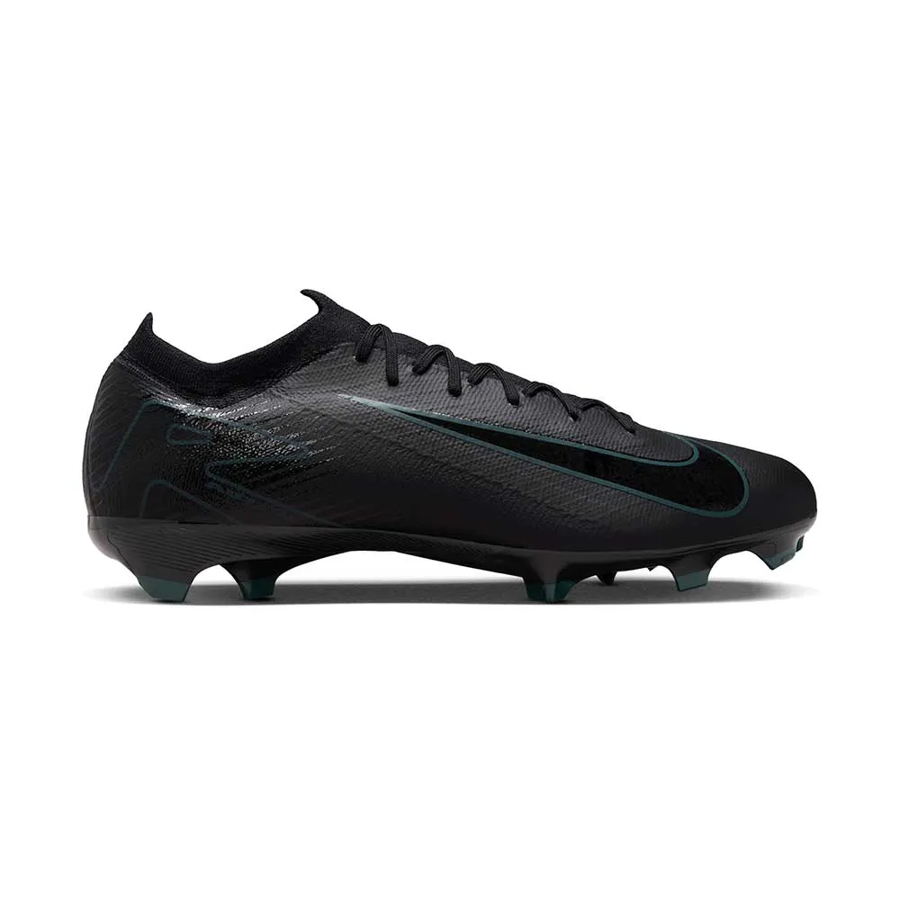 Men's Nike Mercurial Vapor 16 Pro FG Low-Top Soccer Cleats - Black/Black-Deep Jungle- Regular (D)