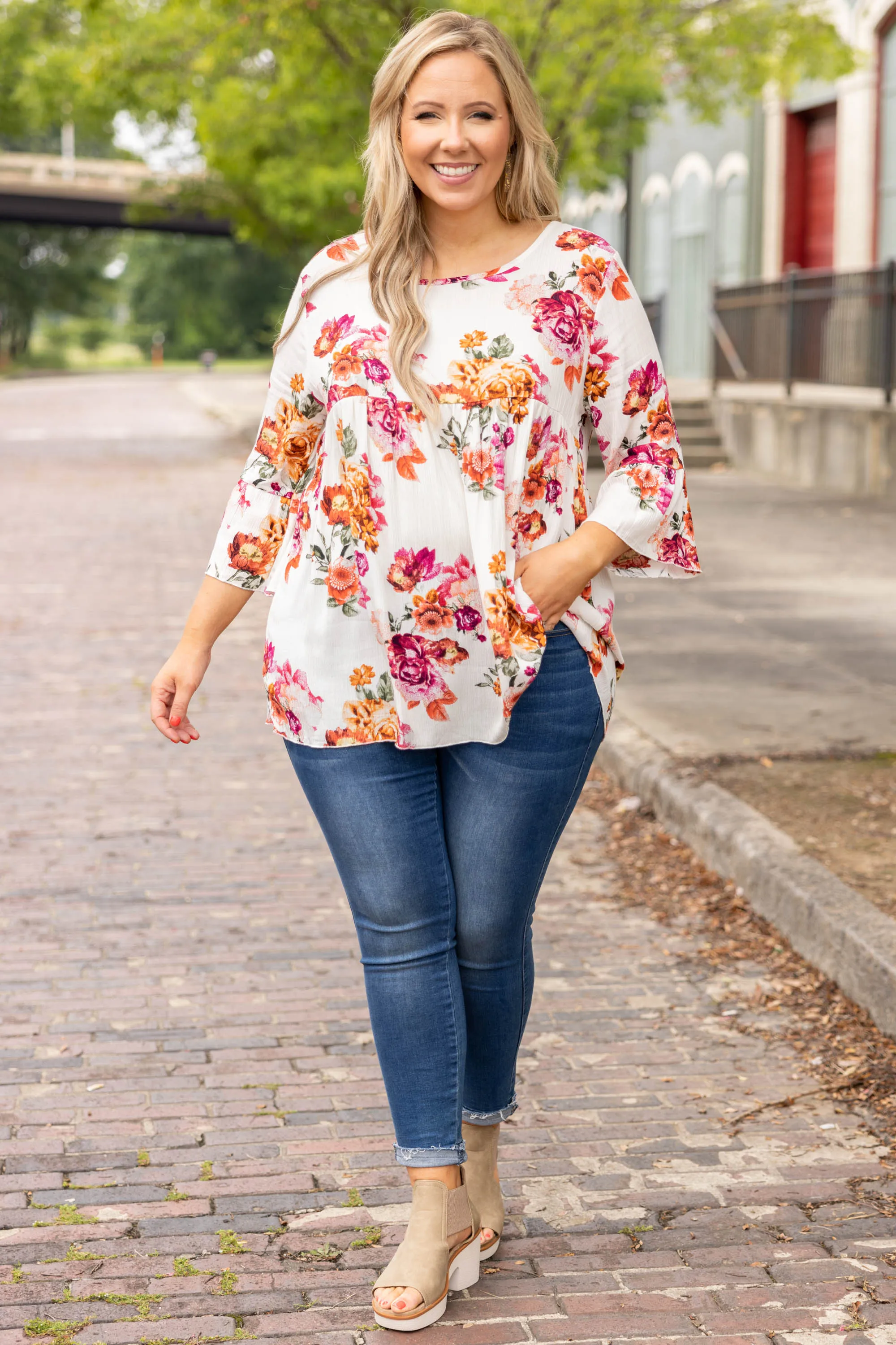 Mesmerized Beauty Top, Ivory