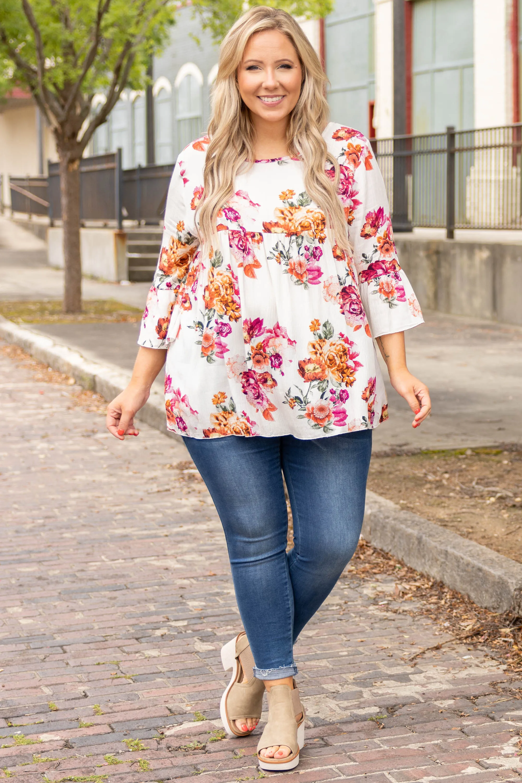 Mesmerized Beauty Top, Ivory