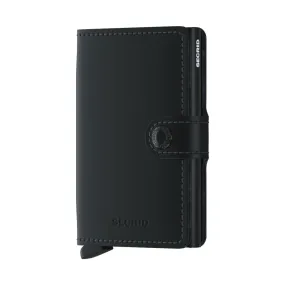 Mini Wallet Matte Black