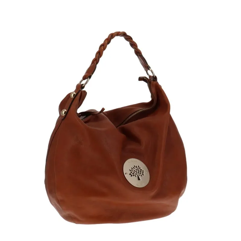 Mulberry Soft Spongy Oak Large Daria Braided Handle Hobo