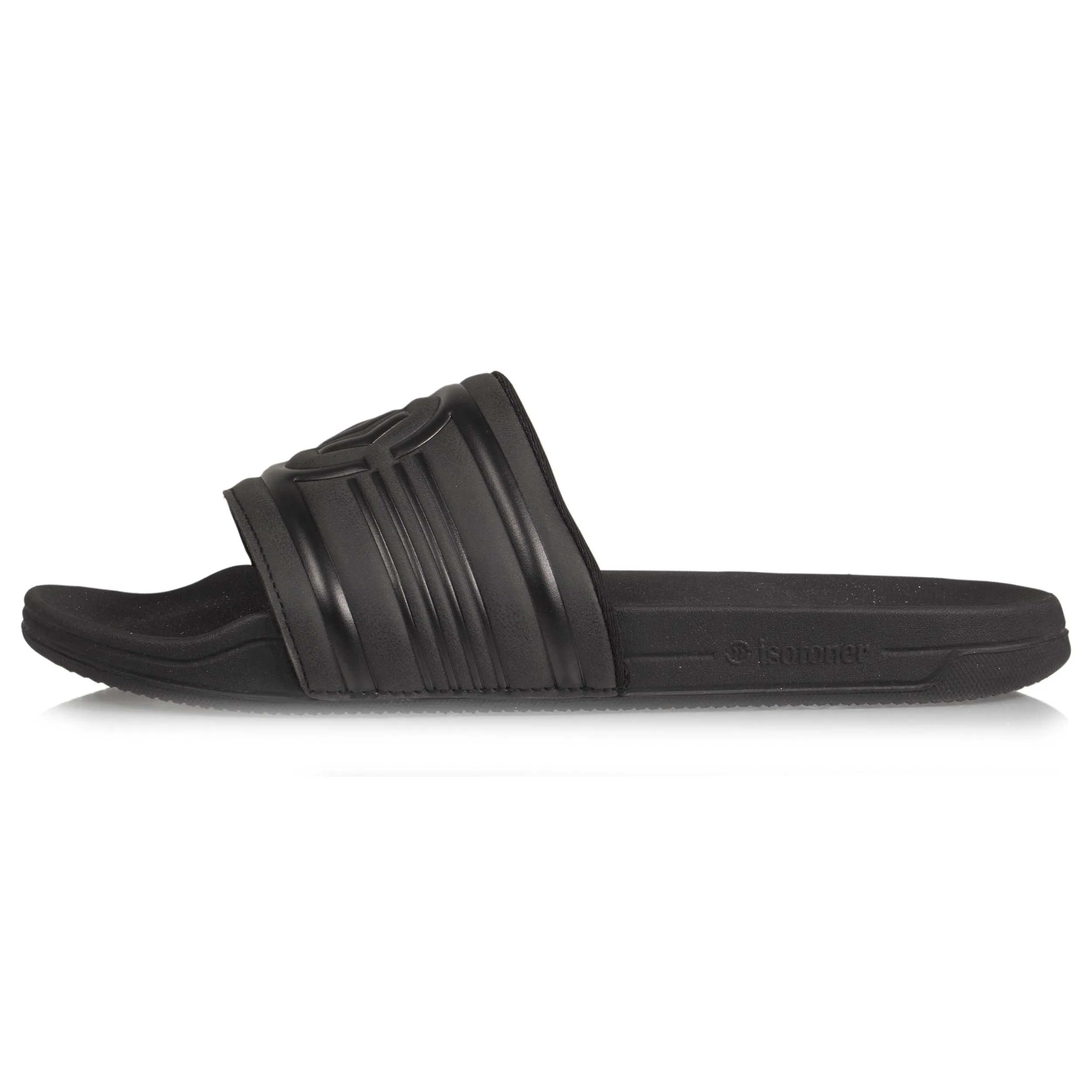 Mules claquettes Homme chevron Noir