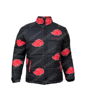 Naruto Akatsuki Puffer Jacket | Men's Amazing Puffer Jacket