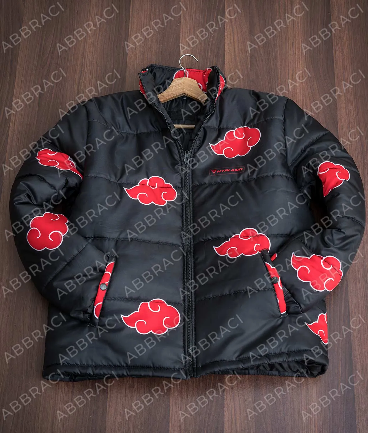 Naruto Akatsuki Puffer Jacket | Men's Amazing Puffer Jacket