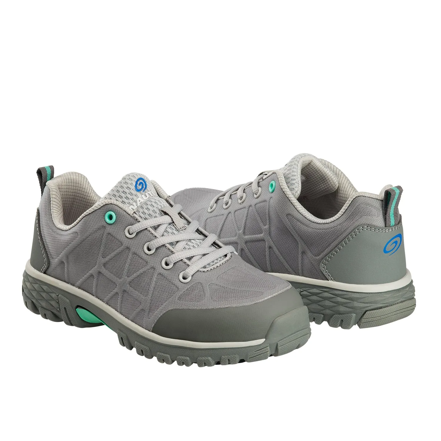 Nautilus Womens Grey Textile Carbon Toe Spark SD10 Athletic Work Shoes