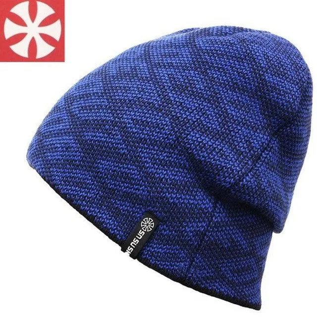 New Arrival Women  Beanies Knitted Wool Cool Hats For Men Women Hip Hop Hat Male Casquette Homme # GS