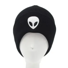 New Arrival Women Men Alien Pattern Skullies& Beanies Knitting Oversize Casual Adult Beanie Cap Hip hop  Hat Girls GS