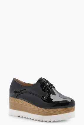 Nicole Cleated Platform Brogues