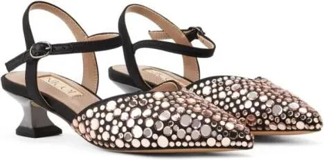 NICOLI Stacey crystal-embellished sandals Pink