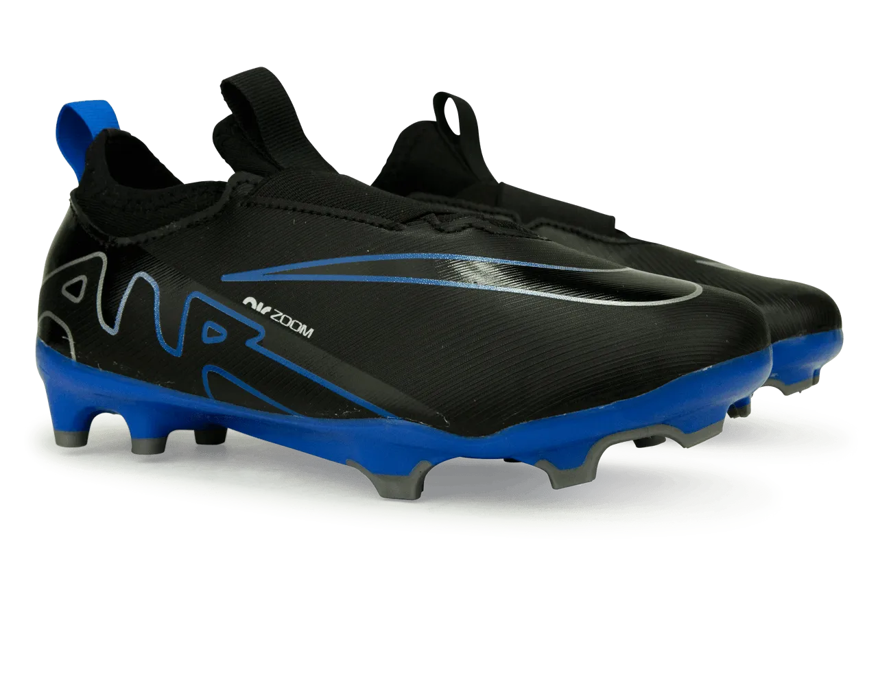 Nike Kids Zoom Mercurial Vapor 15 Academy FG/MG Black/Blue