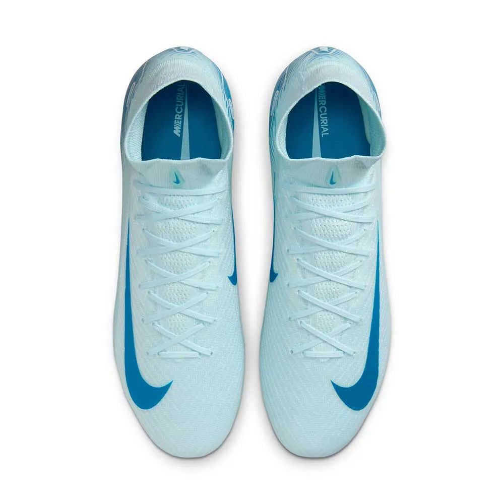 Nike Mercurial Superfly 10 Elite FG High-Top Soccer Cleats - Glacier Blue/Blue Orbit - Regular (D)