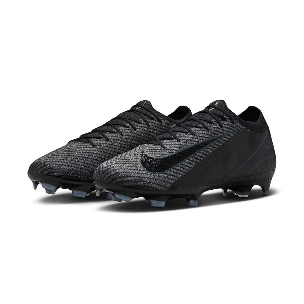 Nike Mercurial Vapor 16 Elite FG Low-Top Soccer Cleats - Black/Black-Deep Jungle - Regular (D)