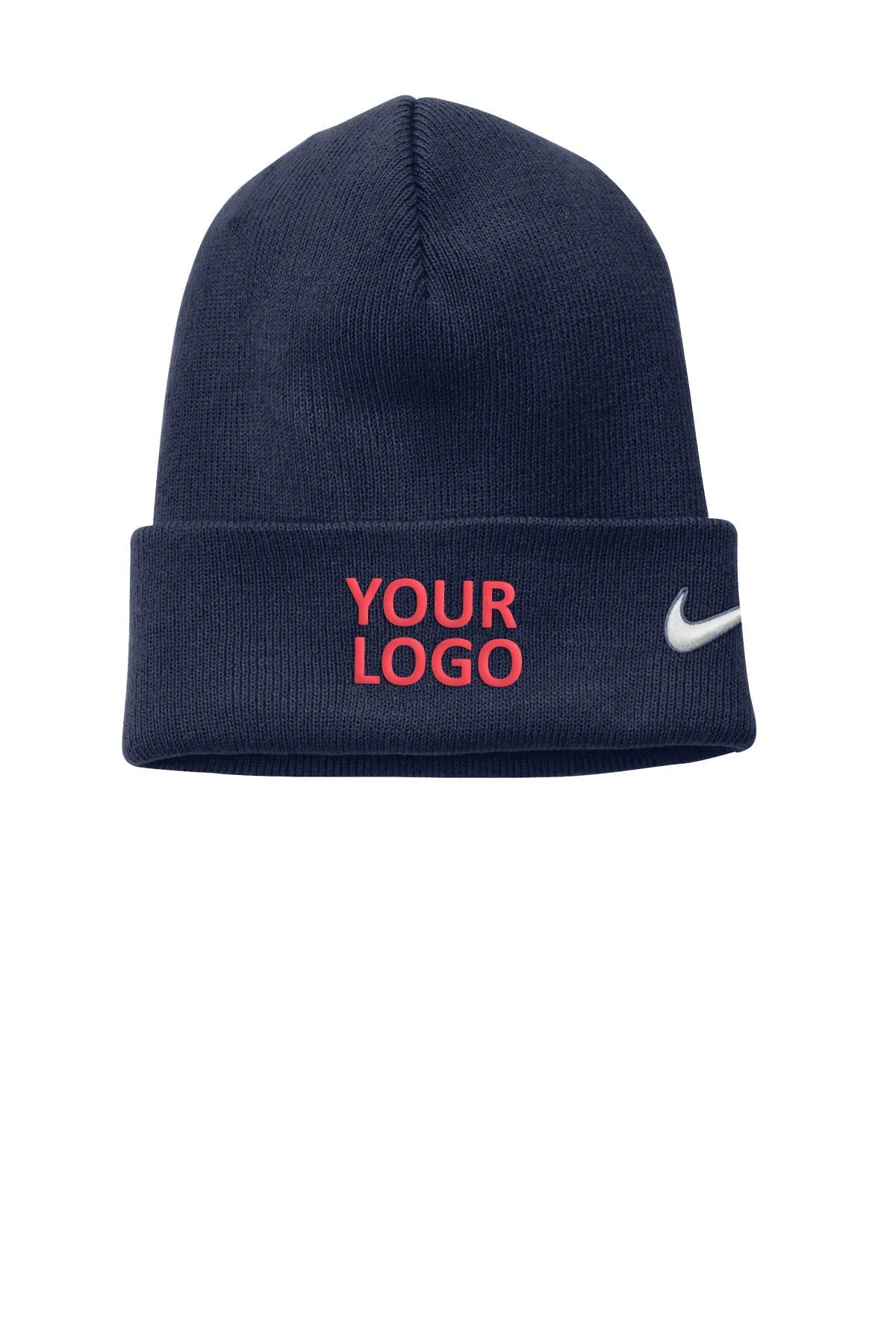 Nike Team Branded Beanies, College Navy