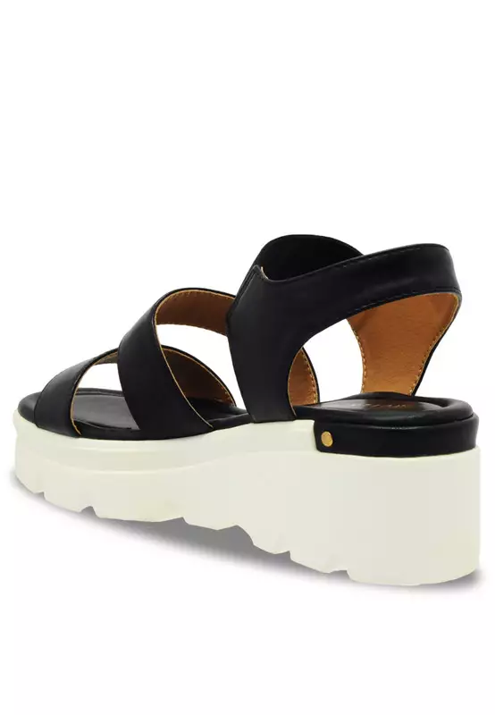 NOVENI Noveni Elastic Strap Casual Wedges