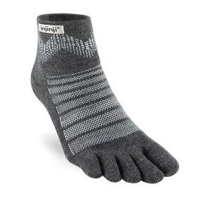 Outdoor Midweight Mini-Crew Wool Toe Socks