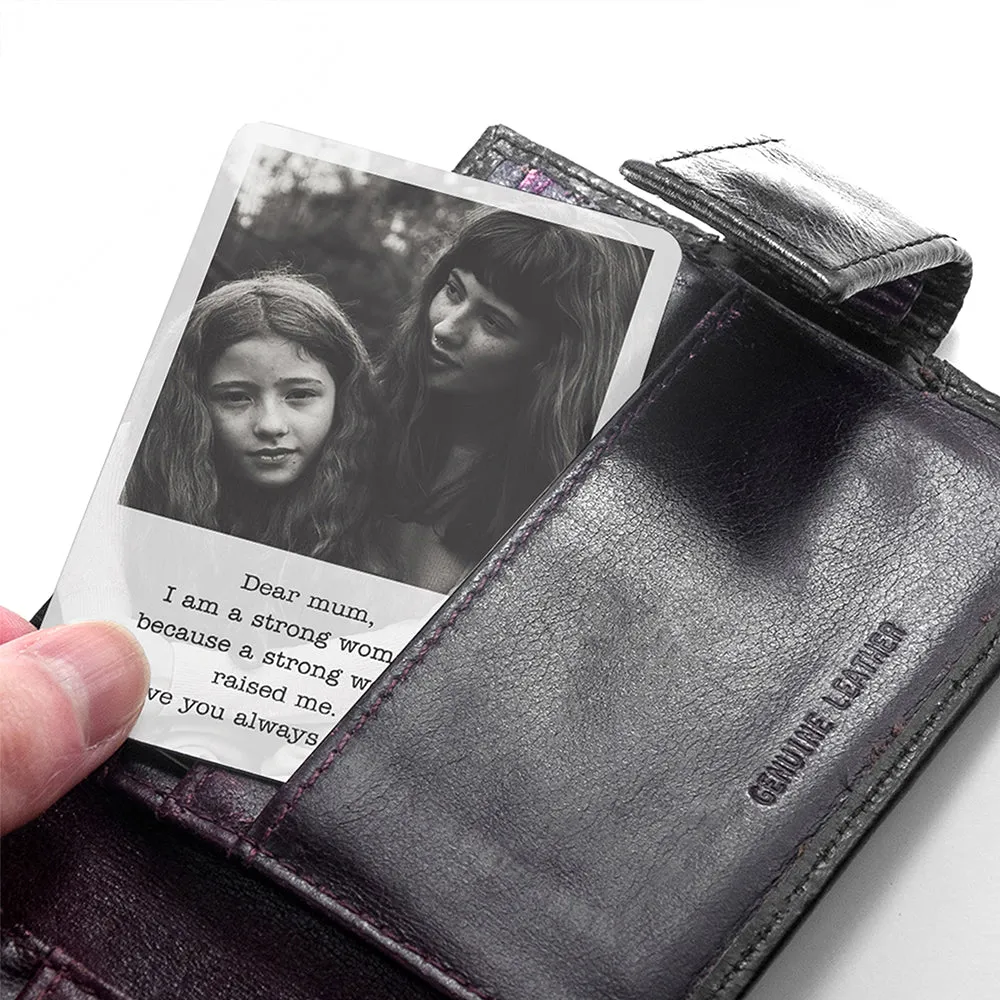 Personalised Mum's Photographic Wallet Keepsake