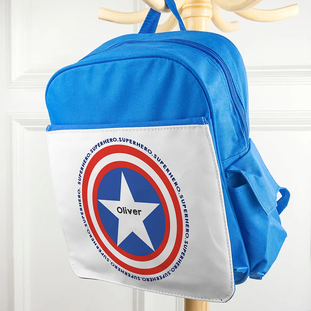 Personalised Superhero Mini Rucksack