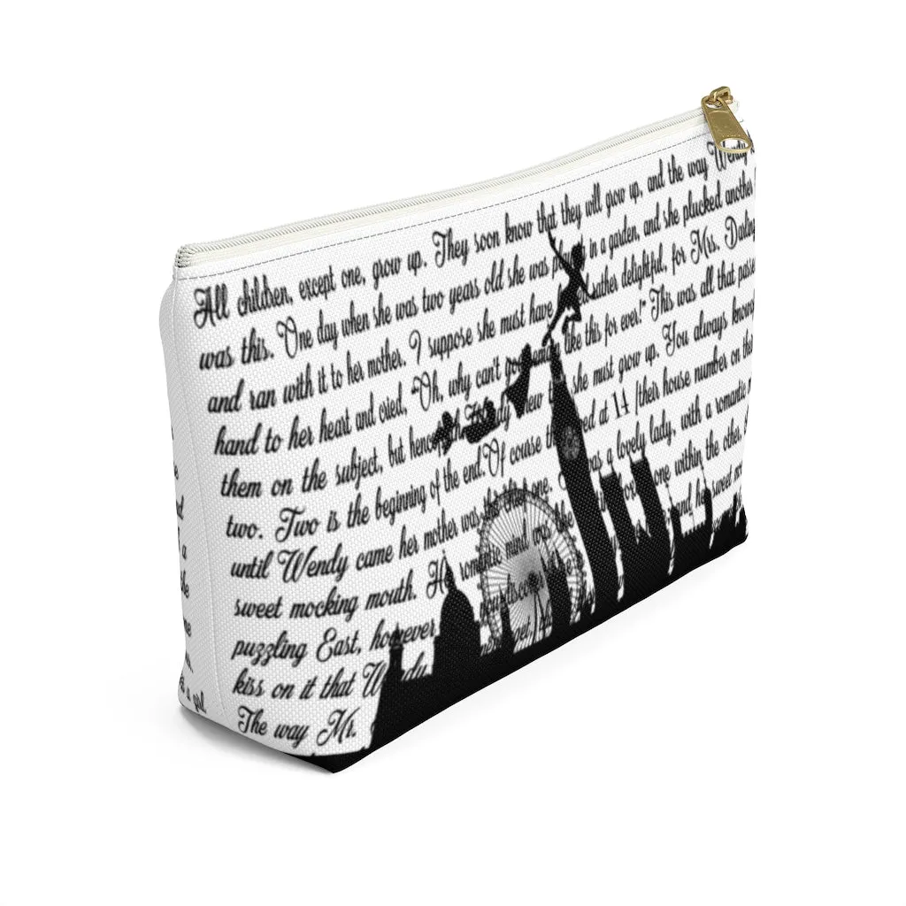 Peter Pan Book Page Accessory Pouch for book lovers