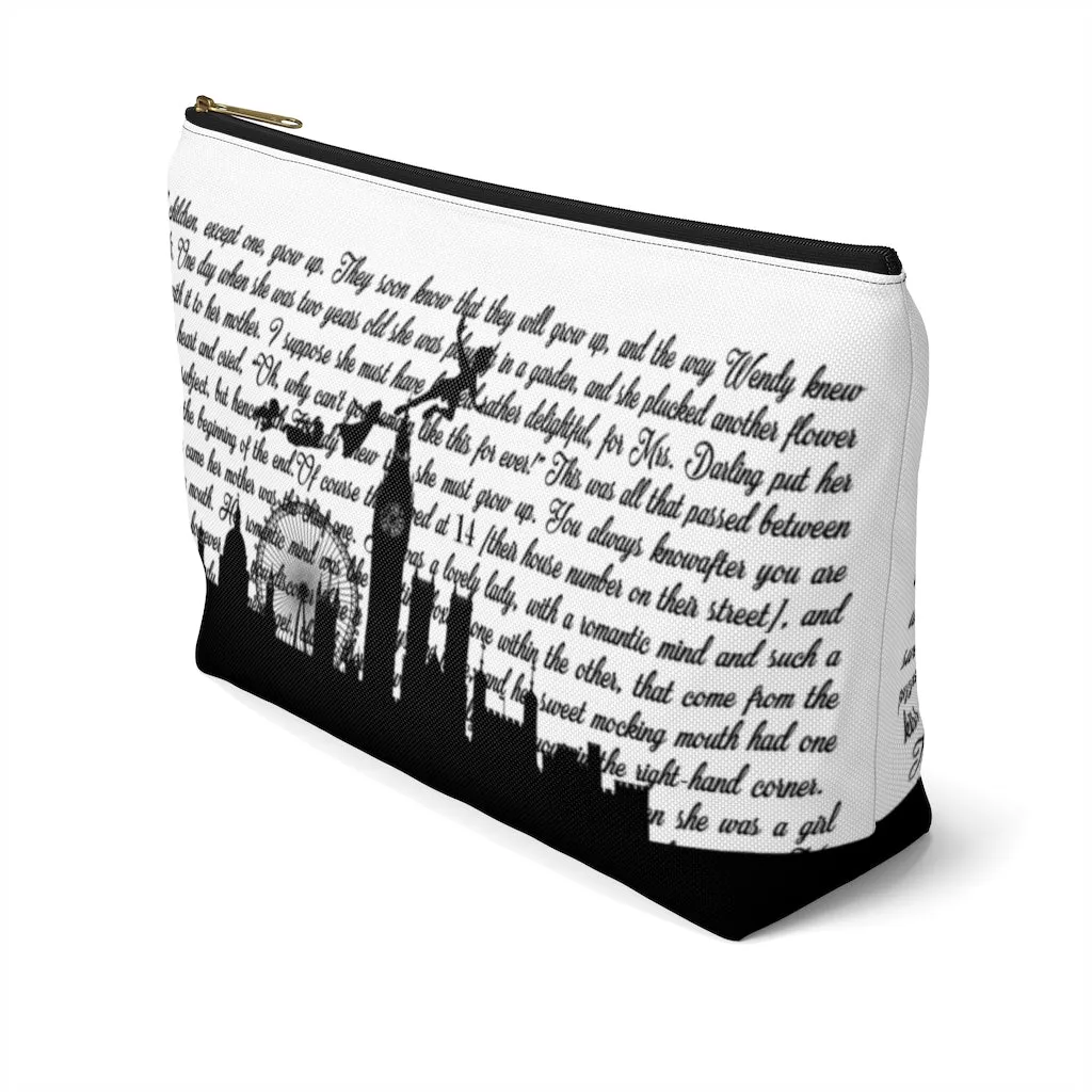 Peter Pan Book Page Accessory Pouch for book lovers